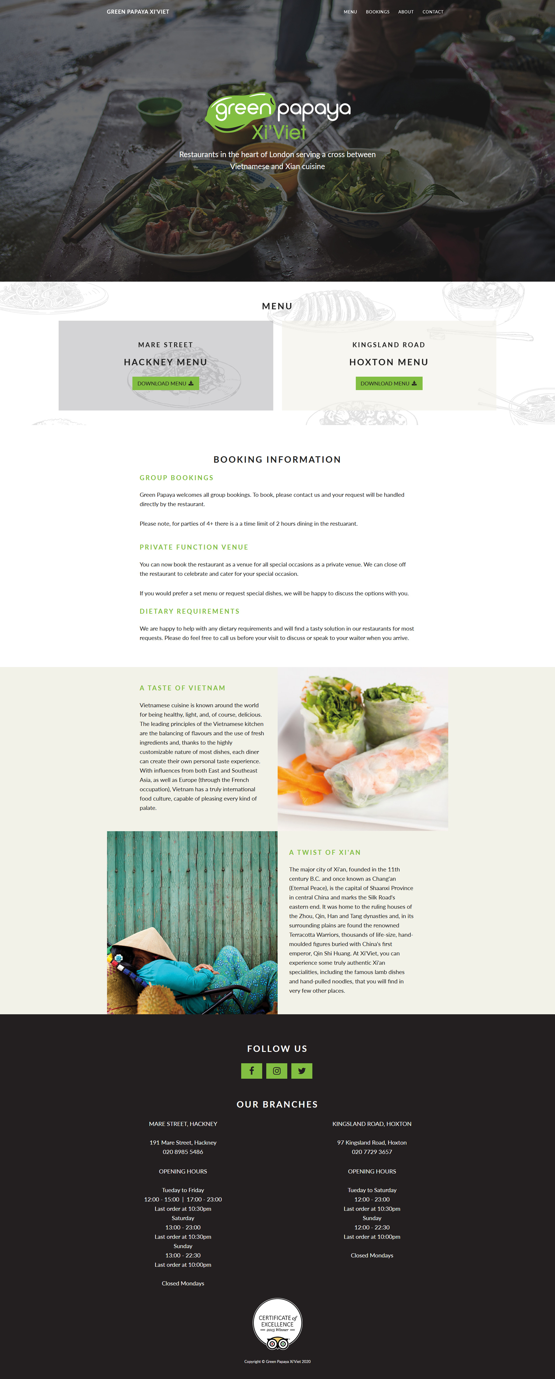 green papaya-web
